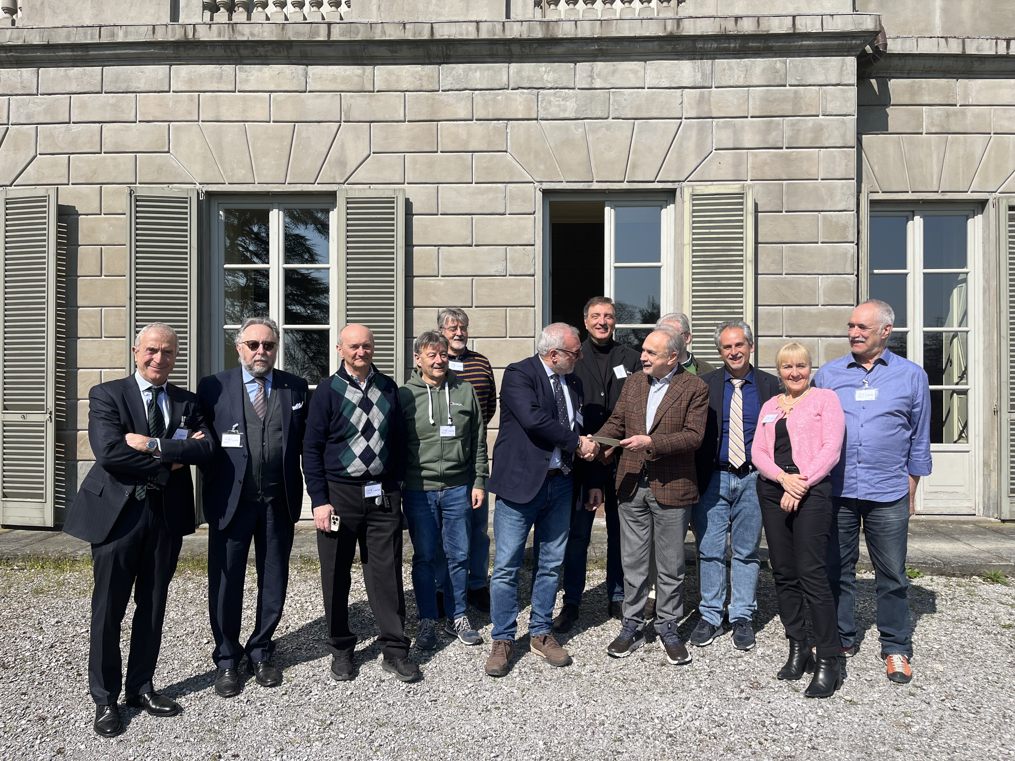 La nostra delegazione assieme al Prof. Remuzzi